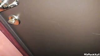 A stalker with a big dick penetrates the small pussy hard