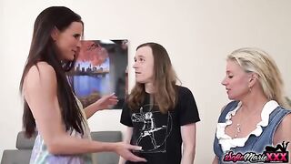 MILFs Sofie Marie and Payton Hall in hot stepson swapping action