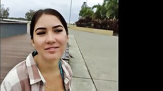 I picked up a slut in the park and we got naked outside