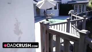 Latina stepdaughter Eliza Ibarra slobbers on huge cock to keep her dirty secret in this steamy POV style scene