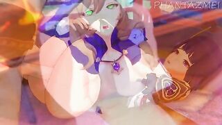 Genshin Impact animated porn compilation with Lisa, Eula, and more