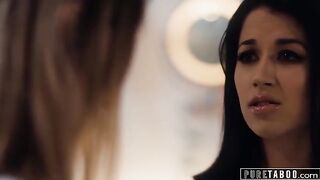 The bride-to-be gets enticed into lesbian intimacy by a sneaky plan