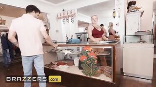 The owner of the boutique Christie Stevens gets rid of her clothes after meeting Apollo Banks