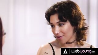 Romantic College Lesbian Sex with Brooklyn Gray and Her Girlfriend