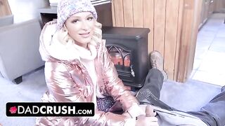Pervert stepdad fucks his stepdaughter Emma Hix, a hot slut
