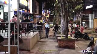 Spying Sara Blonde in a Colombian disco, a wild night unfolded with intense passion