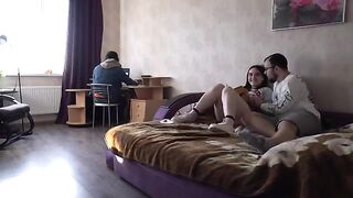 The girl cheats on her husband with a lover