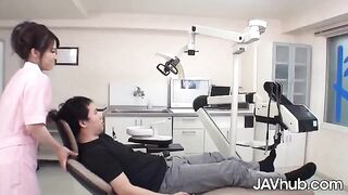 The dentist Mao Chinen got fucked by her patient and received a creampie