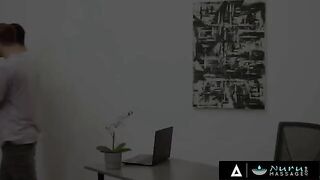 Two college boys get fucked by big-titted BBW Natasha Nice in a steamy session