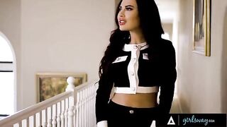 Bella Rolland cheats on her GF with her stacked mistress Bunny Colby