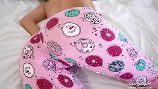 The stepson helped his step mom to experience orgasm with his cock