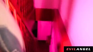 Hot Euro slut takes two cocks in her tight holes in a wild DAP session