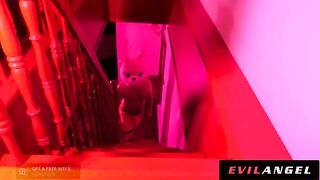 Hot Euro slut takes two cocks in her tight holes in a wild DAP session