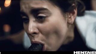 Hot girls get fucked and creampied by alien monsters in this intense compilation