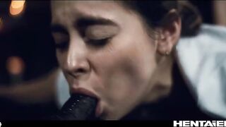 Hot girls get fucked and creampied by alien monsters in this intense compilation