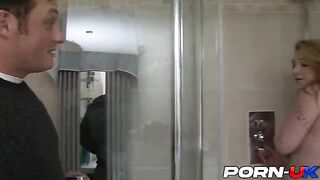 Harmony Reigns gets fucked by stepdad after shower