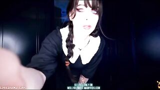 Wednesday Addams gets her pussy filled with cum