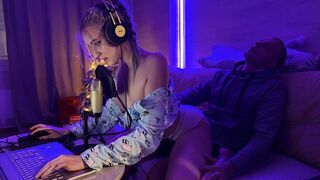 A gamer guy gets fucked by his hot stepmom in a steamy scene