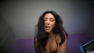A cute tinder date gets fucked by a dominant femdom in POV