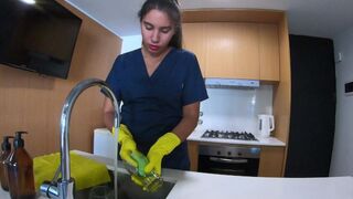 I discovered a maid's secret, and she paid me with her body for it