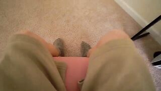 Horny Step Sis thought I was her Boyfriend on the other side of Glory Hole
