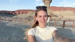 A cute girlfriend gets messy after sex, showcasing passionate intimacy on camera