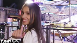 TUSHYRAW Perfect petite Vanessa gets her ass gapped