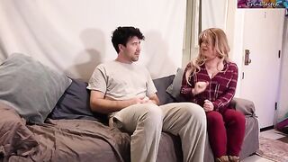 A step mom cures her son’s dick masturbation addiction