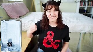 Roll the Dice d20 JOI Game - Nerdysadie's exclusive content fits perfectly with her niche of exhibitionism and video games, making this solo JOI game a great match for her audience