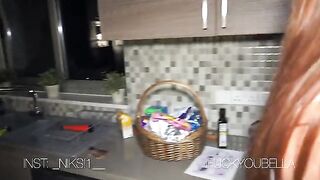 The hot girl seduced the pool cleaner and got a creampie