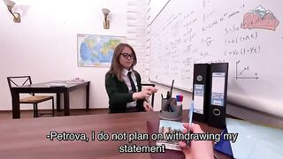 A cute girl was forced to have sex for stealing money