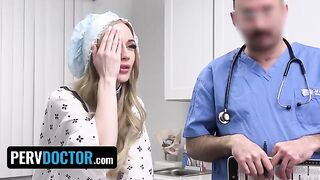 Teen needs medical check after getting creampied by pervdoctor