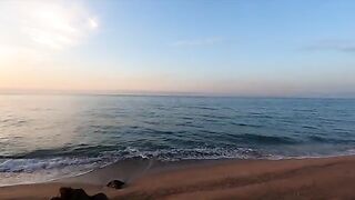 What could be better than a holiday morning sex on the beach?