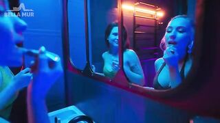 A girl was picked up in the toilet of the night club and fucked