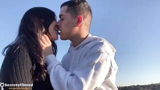 A passionate encounter in the park with a girl from Tinder