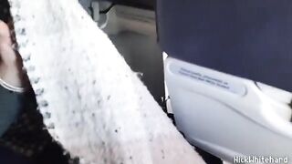 A stewardess gets fucked hard by her pilot husband in the airplane cockpit