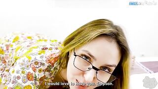 A stepmom is taking care of her stepson properly