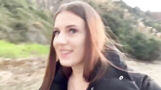 A girl decided to blow a guy on the beach and their friends spotted them