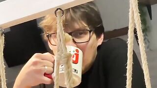 Jenny wanted sex and got a creampie in her ass