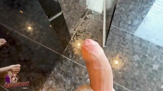Spying for an Austrian girl in the shower and jerking off