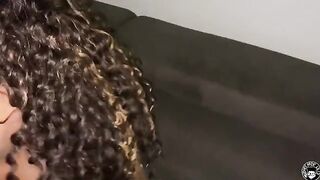 Lil D gets his dick sucked by the stunning Mone Divine in exclusive casting couch action