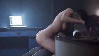 Ada Wong gets fucked hard by Mr. X in a intense 3D animation