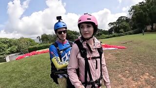 Paragliding in Costa Rica with a surprising and wet landing