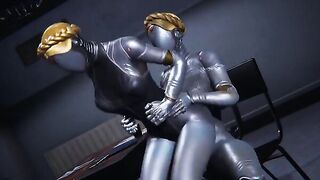 Ballerinas from Futanari Atomic Hearth get pounded hard