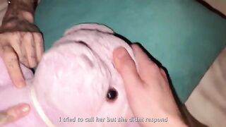 Cute girl fucked hard on her birthday by a guy