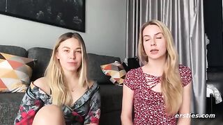 Sexy amateur babes show their skills in lesbian pussy eating
