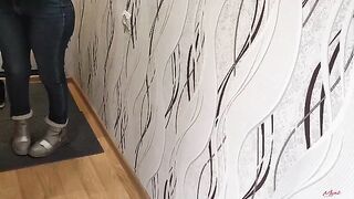 When my brother was not home, I fucked his friend in the bathroom