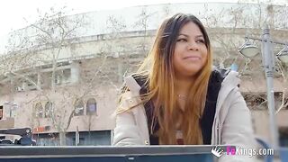 Amateur fat Latina Yiyi Candy shows her holes in public and gets fucked hard