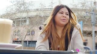 Amateur fat Latina Yiyi Candy shows her holes in public and gets fucked hard