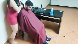 A friend's mom offered to cut his hair, but things got wild